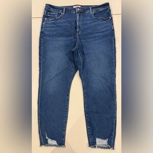 LOFT  Classic Indigo Straight Jeans